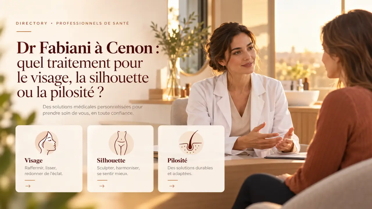 Dr Fabiani à Cenon : quel traitement pour le visage, la silhouette ou la pilosité ?
