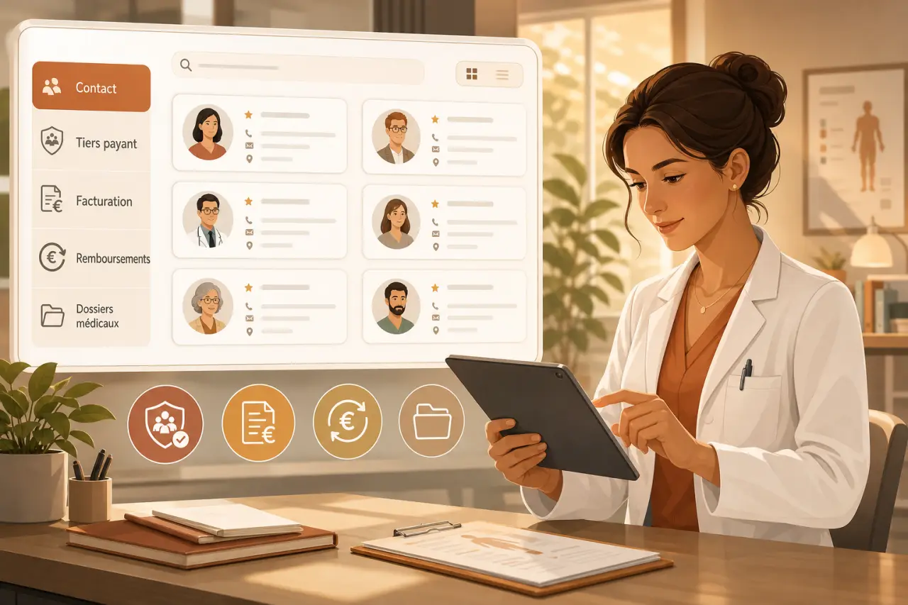 Almerys contact professionnel de santé : le bon point d’entrée pour le tiers payant, la facturation et les remboursements